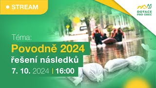 Povodně 2024  řešení následků [upl. by Fredek]