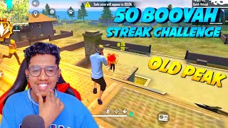 Old Peak 😍 50 Booyah Streak Challenge BR Ranked 🥹 But Climax  Freefire Malayalam [upl. by Evangelina]