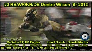 3rd Coast Ballers  2 Dontre Wilson  2012 Senior Highlights [upl. by Ocin]