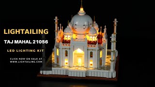 How To Light Up Lego Taj Mahal 21056Lightailing Install guide [upl. by Nylsej]