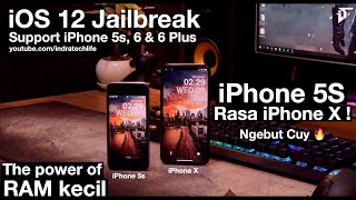 Kembali Overkill  Review iPhone 5s Jailbreak iOS 12 di tahun 2019  itechlife [upl. by Cord]