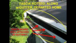 How Soffits and Fascia Are Rotted and Ruined  ProMaster Home Repair [upl. by Trubow]