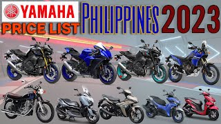 Yamaha Price List in Philippines 2023 [upl. by Phip]