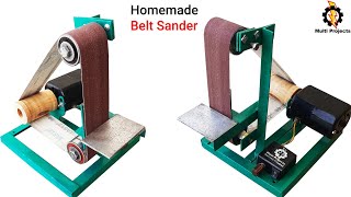 Homemade Belt Sander  Portable Belt Sander [upl. by Akela]