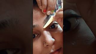 How I Shave My Eyebrows DIY Clean BrowsAt Home Eyebrow trimming Eyebrow FillingTinkle Razorshorts [upl. by Isobel]