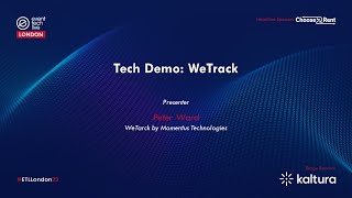 Tech Demo WeTrack Its time to track your sustainability properly  Event Tech Live 2023 [upl. by Aehtrod]