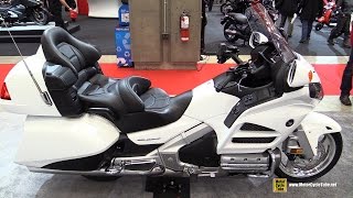 2015 Honda Goldwing 40th Anniversary Edition  Walkaround  2015 Salon Moto de Quebec [upl. by Tegdirb]