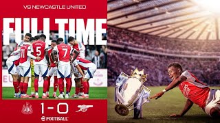 ARSENAL LOSE TO NEWCASTLE 01  MASTERSEB REACTS TO THE LOSS [upl. by Nnairb727]