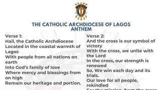 Catholic Archdiocese of Lagos Anthem [upl. by Honeywell]