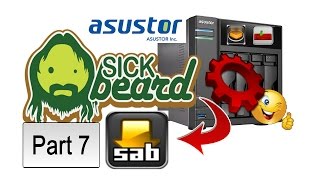 asustor NAS AS304T Sickbeard Setup with SABnzbplus Part 7 [upl. by Ainimre]