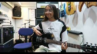 The View From The Afternoon  Arctic Monkeys Guitar Cover By 13 Year Old Zena [upl. by Ztnaj]