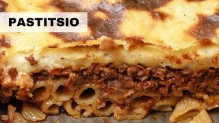 Greek Pastitsio Recipe Greek Lasagna Recipe [upl. by Ellevart]