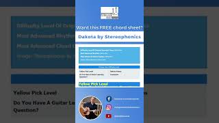 FREE CHORD SHEET  Dakota by Stereophonics  Ian OBrien [upl. by Alor]