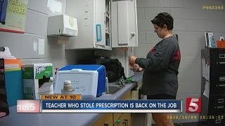 Teacher Charged With Stealing Students Medication Back In The Classroom [upl. by Wettam]