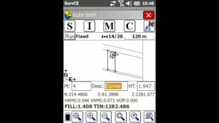 Carlson SurvCE Tutorial Elevation Difference with the Triangulation Method [upl. by Ahsatsana]