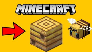 How to CRAFT a BEEHIVE in Minecraft [upl. by Ahsial]