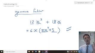 Faktorisering Gemene faktor 1 van 6 [upl. by Baxter719]