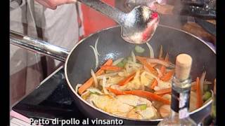 Ricetta petto di pollo al vinsanto [upl. by Oznerol]