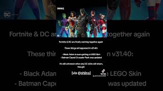 Fortnite amp DC are finally working together again 🔥 fortnite DC [upl. by Felicio]