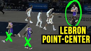 Lebron James Played POINT GUARD And CENTER At The SAME TIME [upl. by Janek109]