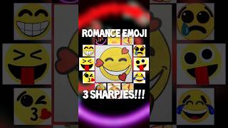 Learn to Draw a Romance Emoji Smiling Face with Hearts Short ArtTutorial EmojiArt HeartEyes [upl. by Scibert951]