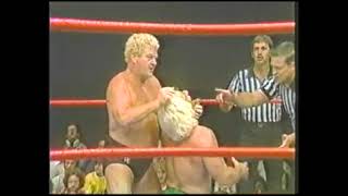 Ric Flair and Jerry Brown vs Dick The Bruiser and Bulldog Brown 1982 [upl. by Lenssen]