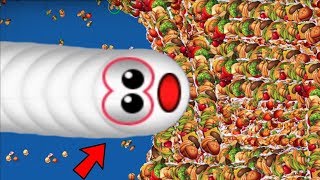 WormsZoneio Biggest Slither Snake 1000000 Score World Record Top 01 Epic Worms Zoneio Gameplay [upl. by Ennaylime]