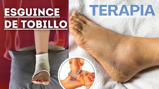 Terapia esguince de tobillo [upl. by Oetomit]