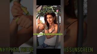 My honest review of HYPHEN🧴SUNSCREEN hyphen trending skincare [upl. by Gnilhsa8]