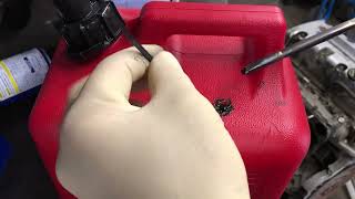 How to repair plastic gas tank using soldering iron [upl. by Nnylyrehc]