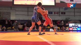 2012 WOMENS WORLDS Gray USA dec Inoue JPN 67 kg quarters [upl. by Agler]