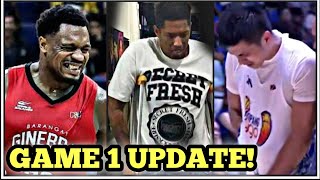 PBA FINALS GAME 1 UPDATE  JDV at REY NAMBATAC maglalaro nga ba sa game 1 JB DEHADO kay RHJ PBA [upl. by Atul]