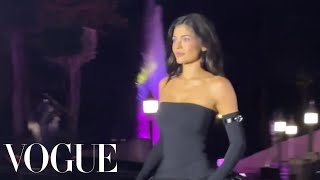 Kylie Jenner Walks the Disneyland Runway at Coperni [upl. by Areehs]