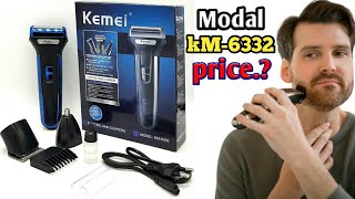 kemei 3 in 1 hair clipper review kemei professional electric hair clipper amp shaver [upl. by Ingraham631]