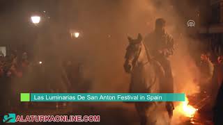 Las Luminarias De San Anton Festival in Spain [upl. by Cutlerr]