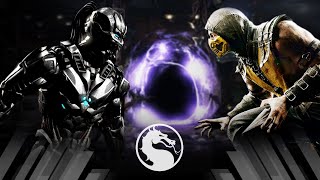 Mortal Kombat X  Triborg Smoke Vs Scorpion Very Hard [upl. by Ishmul124]