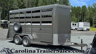 New 2025 Valley Stock 26816 Bumper Pull Trailer  76quot Tall Lightweight Super Handy Tour [upl. by Ellekim]