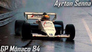 Ayrton Senna GP Mônaco 1984  Fórmula 1 [upl. by Veats]