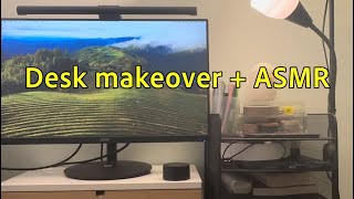 Desk makeover  ASMR 🎙️🎧💗 [upl. by Susannah]