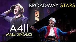 Broadway Stars hitting the A4 note Male Singers [upl. by Melena701]