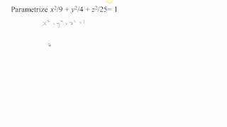 ParametrizationsPart 5ellipsoids [upl. by O'Callaghan810]