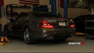 2009 Mercedes SL65 AMG w Fabspeed Custom Exhaust Revs amp Accelerations [upl. by Wolgast]