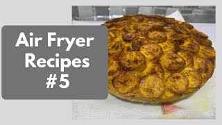 Air Fryer Recipes 5 Plantain and Egg Frittata  Oluwatunseyi [upl. by Yrdua]