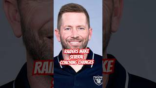 Raiders Make Several Coaching Changes shorts [upl. by Kenti]