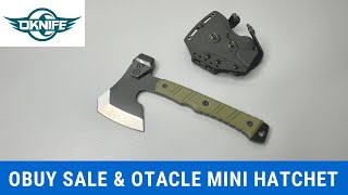 Trying out Obuy’s Oknife Otacle A1 Mini Hatchet Also Christmas Sale [upl. by Rimola69]