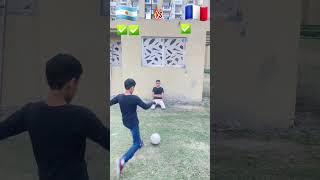 Dont Flinch Challenge 🇦🇷VS 🇲🇫 😳🤩 football messi trending mbappe [upl. by Martinez]