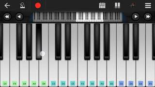 Sivaji Theme  Piano Cover  Perfect Piano Apk [upl. by Arie]