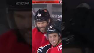 7 years ago today Jagr’s final goal assisted by JohnnyGaudreau 1️⃣3️⃣❤️🕊️ nhl hockey legends [upl. by Naawaj]