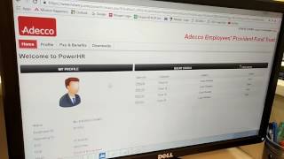 How to check pf balance of adecco trust [upl. by Sylram]