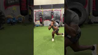 Lateral lunge to curtsey lunge [upl. by Ytsenoh]